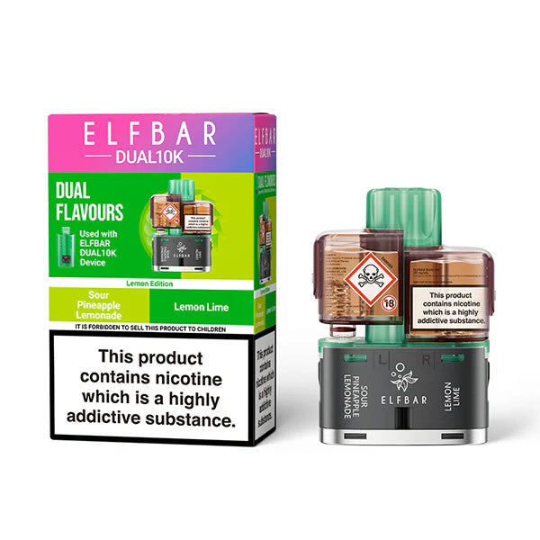 elfbar dual 10k pod lemon edition 20mg nikotin