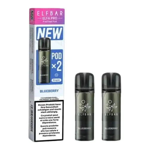 Elfbar Elfa Pro V2 Pods 20mg - Blueberry 2er Pack