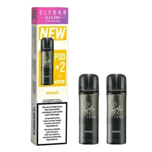 Elfbar Elfa Pro V2 Pods 20mg - Mango 2er Pack