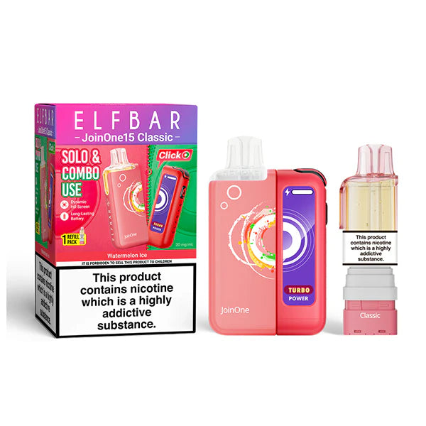 ELFBAR JOIN ONE 15 CLASSIC watermelon ice 20 mg kit mit pod