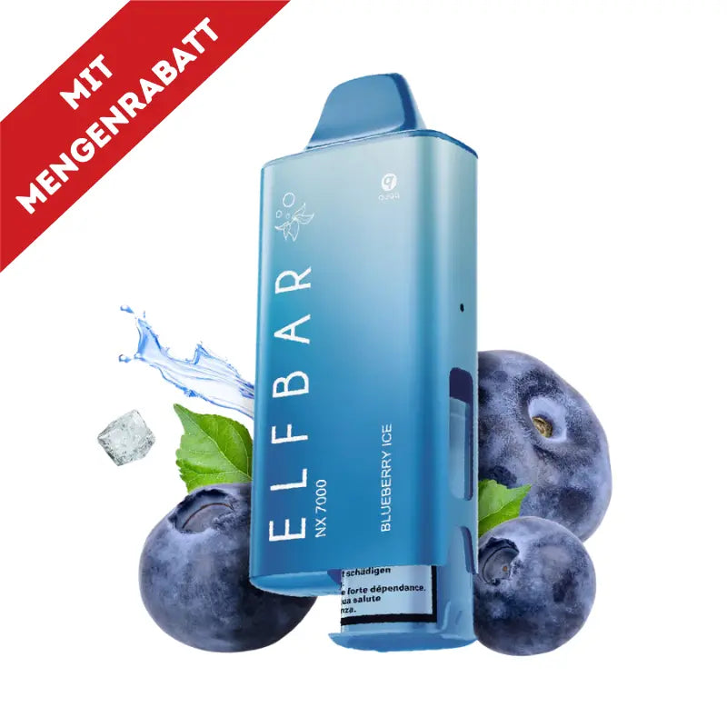 Elfbar NX 7000 Kit - Blueberry Ice 20mg