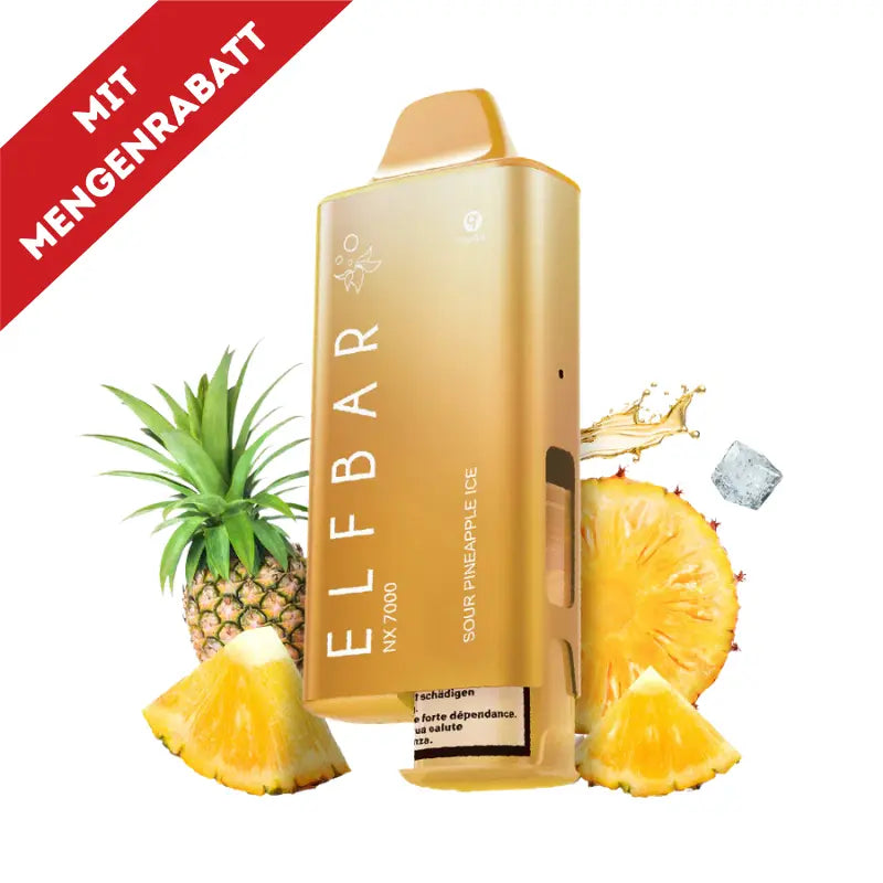 Elfbar NX 7000 Kit - Sour Pineapple Ice 20mg