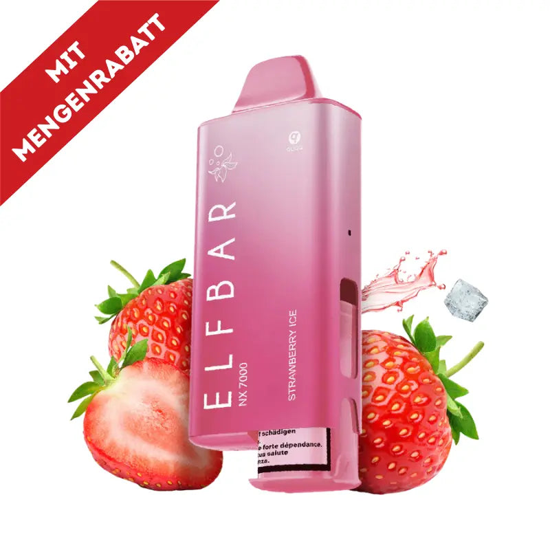 Elfbar NX 7000 Kit - Strawberry Ice 20mg