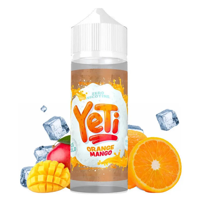 E-Liquid Yeti 100ml - Orange Mango Ice 0mg
