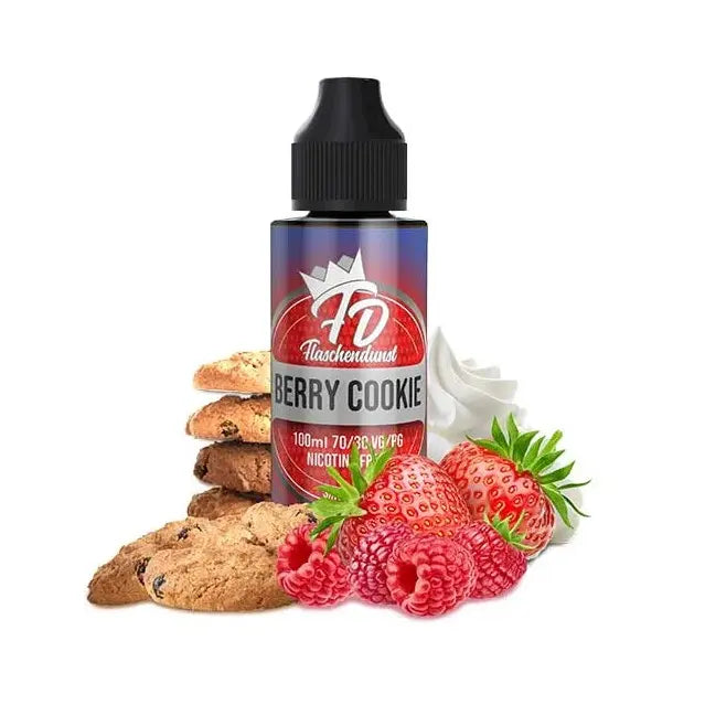 Flaschendunst E-Liquid 100ml - Berry Cookie 0mg