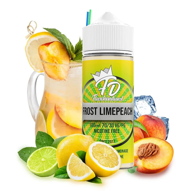 Flaschendunst E-Liquid 100ml - Frost Lime Peach 0mg