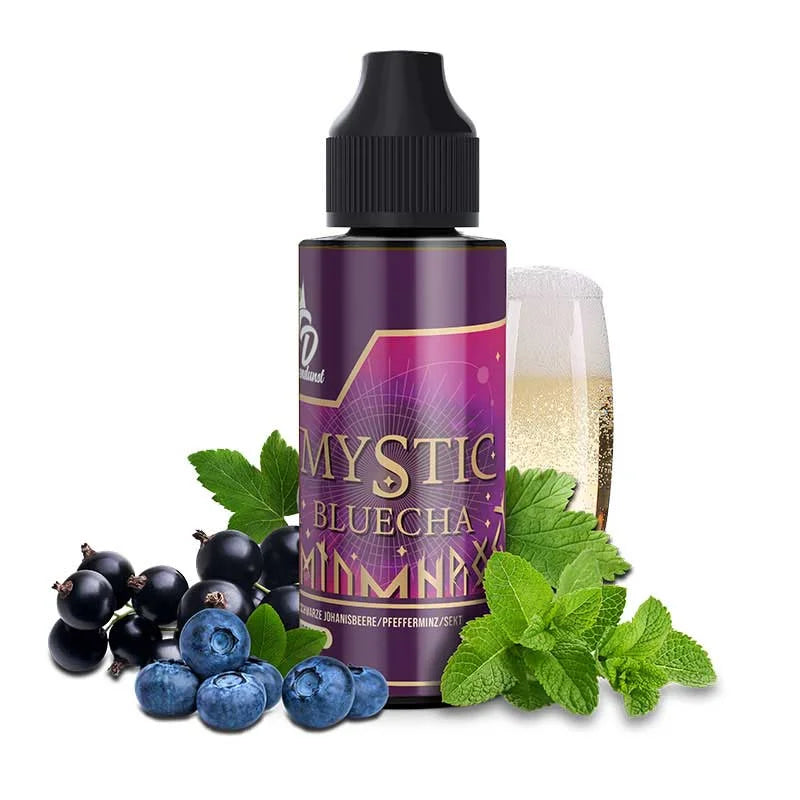 Flaschendunst E-Liquid 100ml - Mystic Bluecha 0mg
