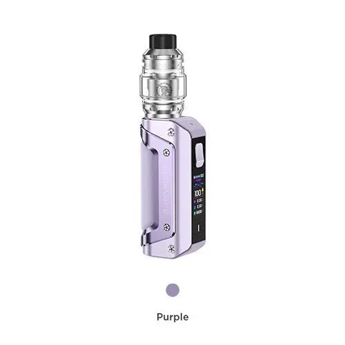 GEEKVAPE aegis solo 3 purple e zigarette geraet in violetter ausfuehrung mit integriertem akku und display