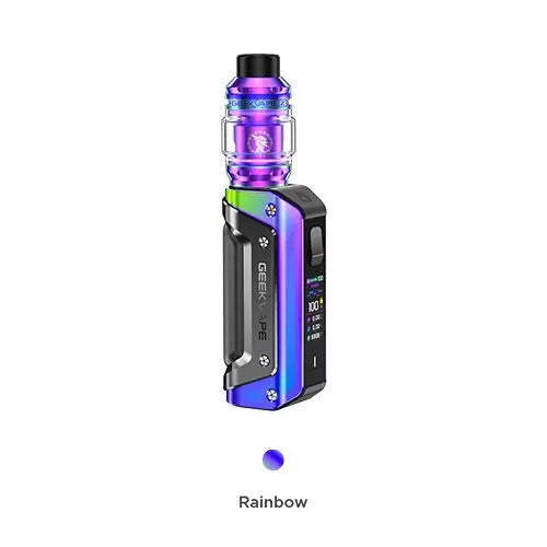 GEEKVAPE aegis solo 3 rainbow e zigarette geraet in mehrfarbiger ausfuehrung mit integriertem akku und display