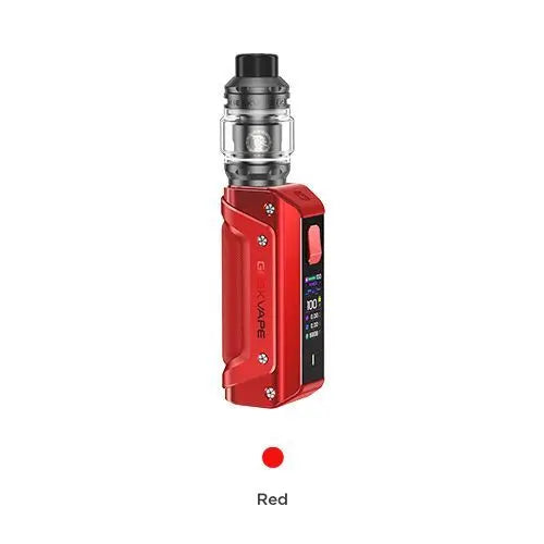 GEEKVAPE aegis solo 3 red e zigarette geraet in roter ausfuehrung mit integriertem akku und display