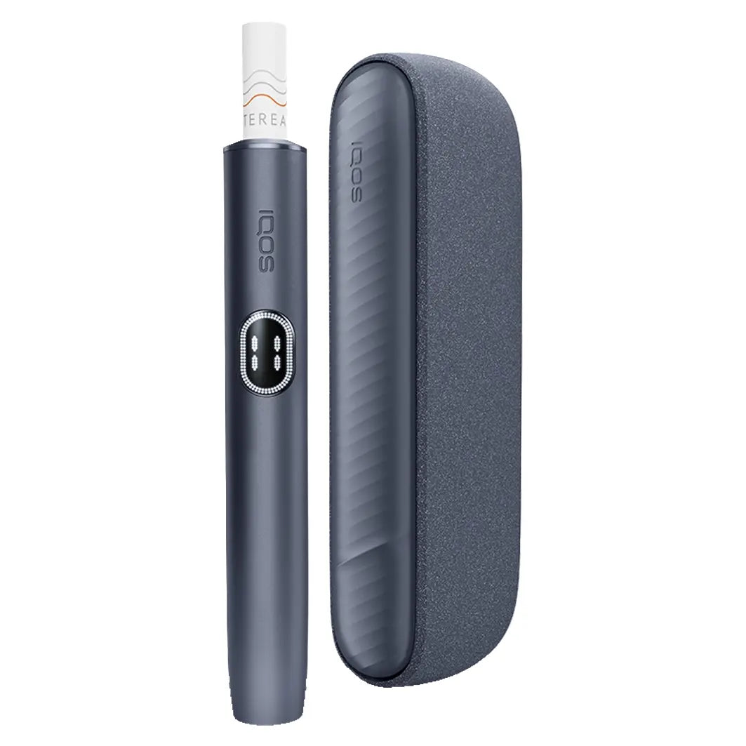 IQOS iluma i kit midnight black modernes tabakerhitzungsgeraet in schwarz mit holder und charger elegantes rauchfreies geraet im vapetown onlineshop kaufen