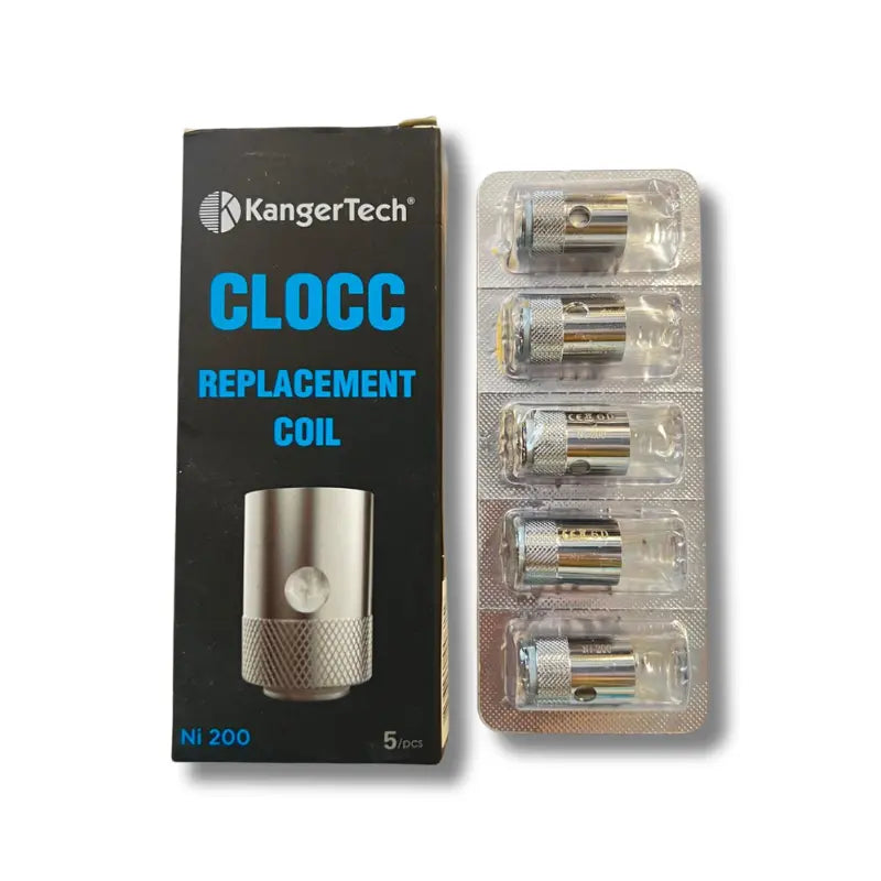 KANGERTECH clocc ni200 coils 5er pack ersatzverdampferköpfe 0 15 ohm ni200 draht