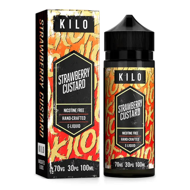 e-liquid kilo 100ml ohne nikotin strawberry custard