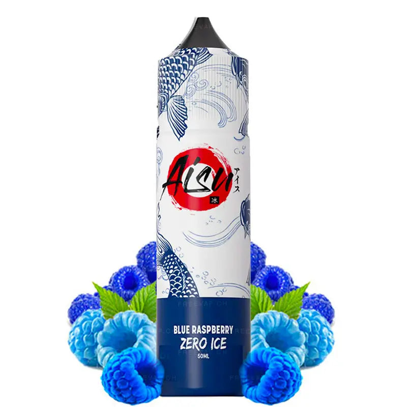 e-liquid aisu blue raspberry zero ice 50ml ohne nikotin