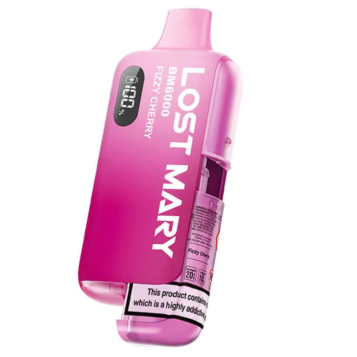 lost mary vape 6000 puffs 20mg nikotin fizzy cherry