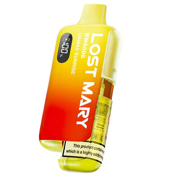 lost mary vape 6000 puffs 20mg nikotin hawaii sunrise