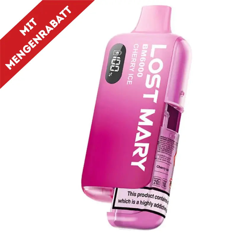 Lost Mary BM6000 Vape - Cherry Ice 20mg