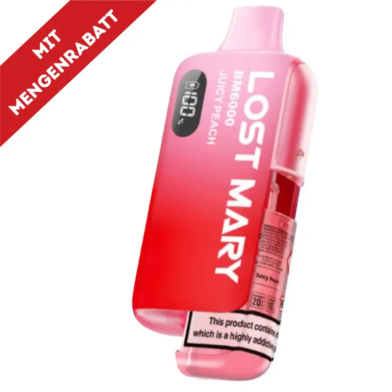 Lost Mary BM6000 Vape - Juicy Peach 20mg