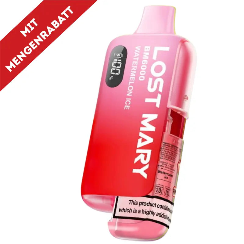 Lost Mary BM6000 Vape - Watermelon Ice 20mg