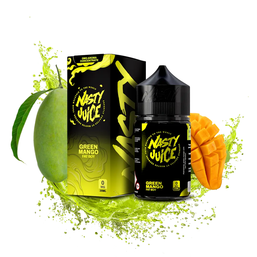 NASTY juice e-liquid aroma fat boy 20ml mango mit zitronen-und frischminznote