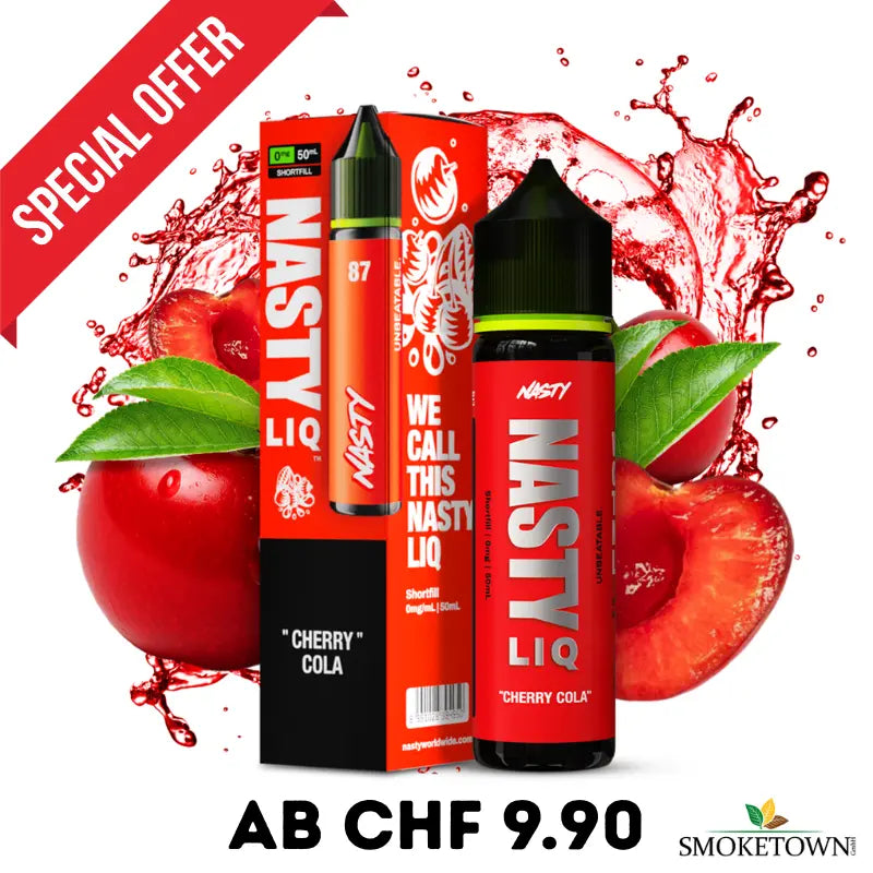 Nasty Liq E-Liquid 50ml - Cherry Cola 0mg
