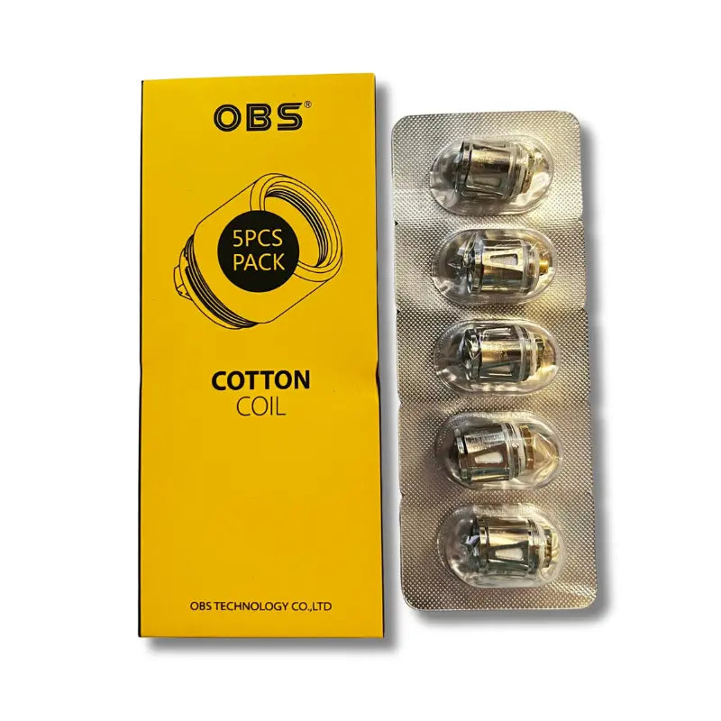 OBS m1 mesh coils 0 2 ohm 5er pack ersatzverdampferköpfe mit mesh technologie