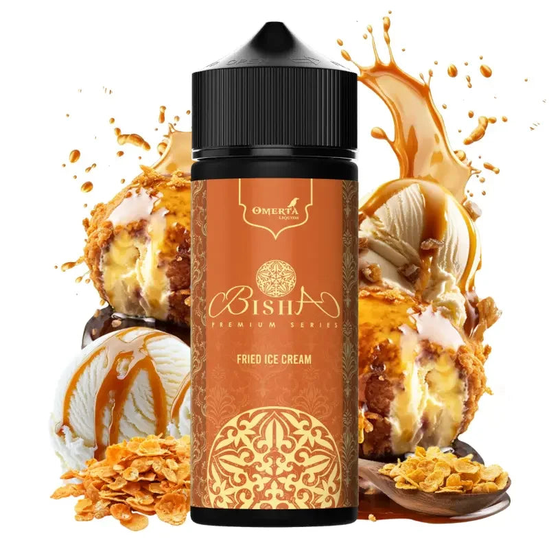 Omerta E-Liquid 80ml - Bisha Fried Ice Cream 0mg