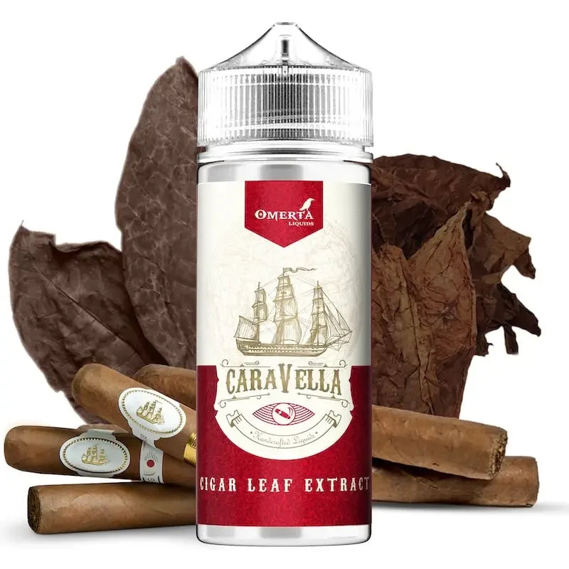 Omerta E-Liquid 80ml - Caravella Cigar Leaf Extract 0mg