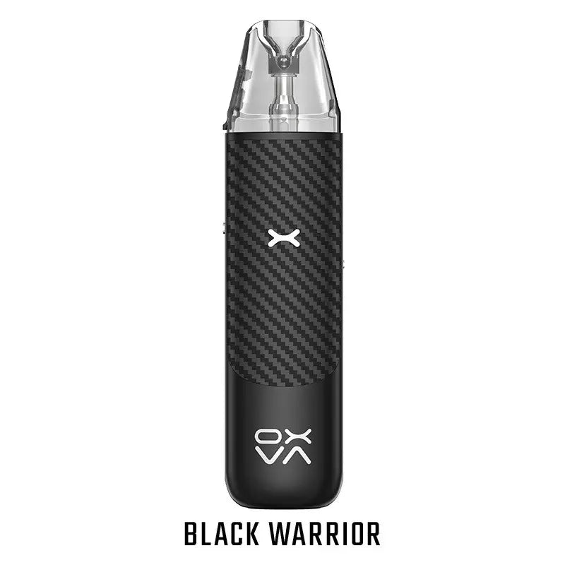 OXVA nexlim go black warrior pod system e zigarette geraet in schwarzer ausfuehrung mit integriertem akku und display