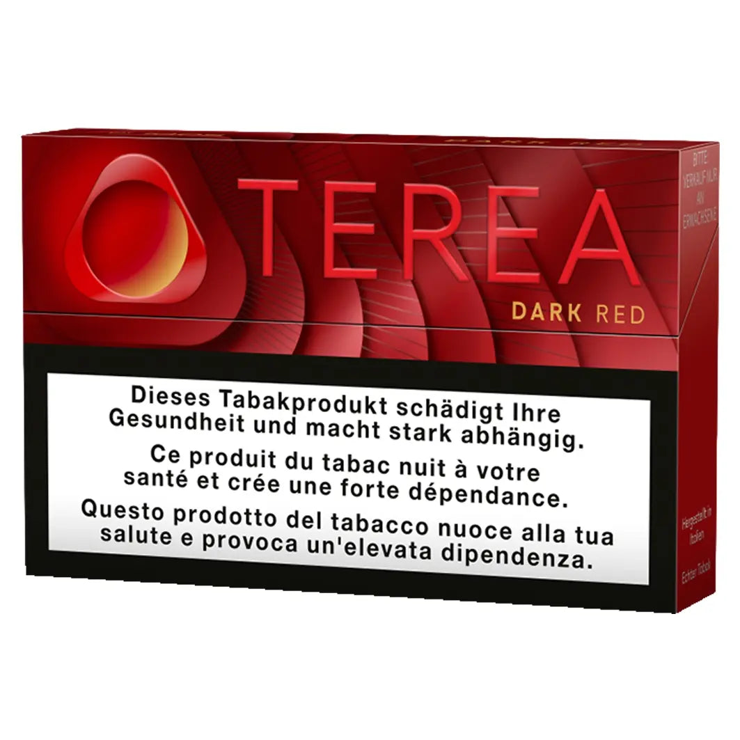 terea dark red tabaksticks mit authentischem tabakaroma für iqos iluma geräte – vapetown schweiz