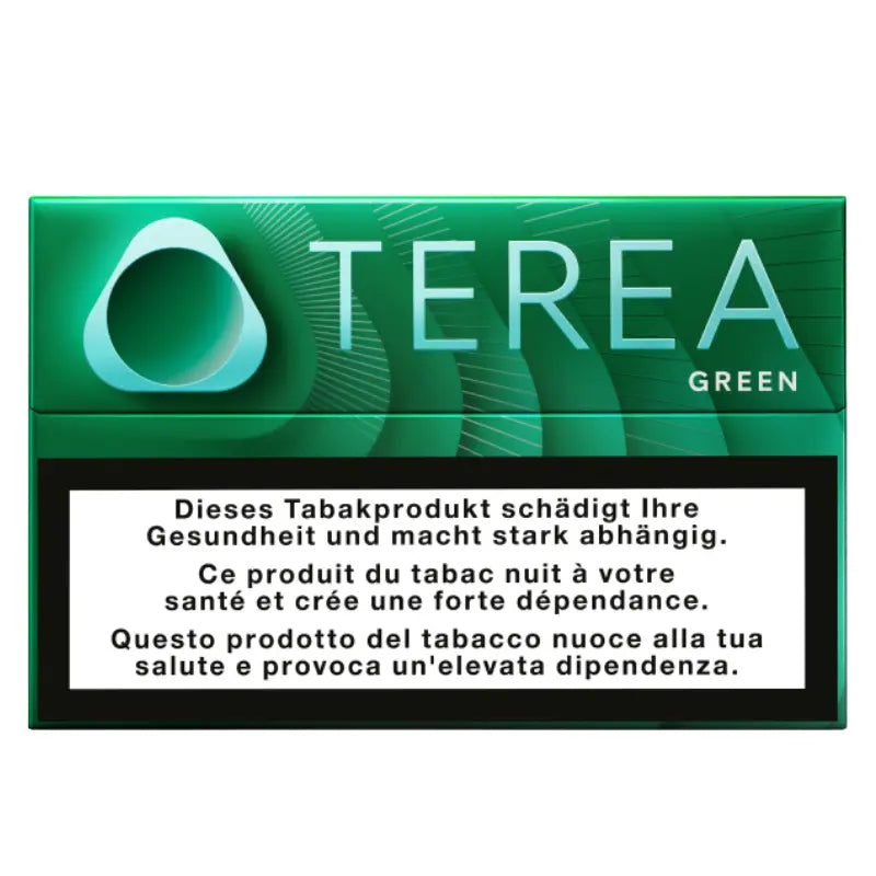 TEREA sticks green tabaksticks mit menthol geschmack fuer erhitzer systeme in packung