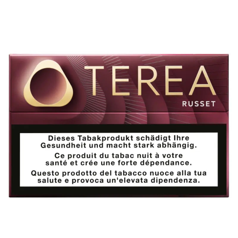 TEREA sticks russet tabaksticks mit kraeftigem tabak geschmack fuer erhitzer systeme in packung