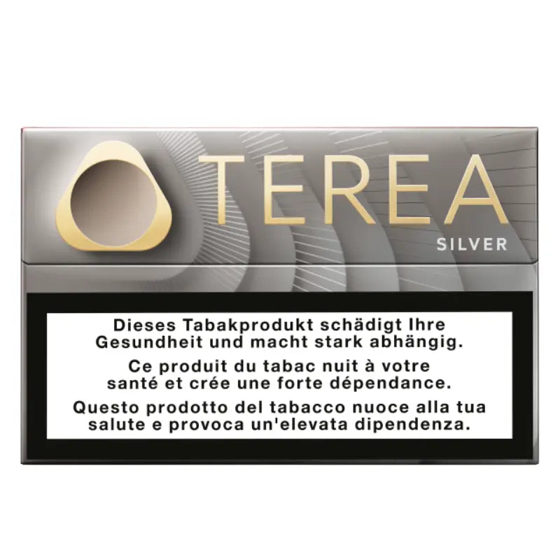 TEREA sticks silver tabaksticks mit leichtem tabak geschmack fuer erhitzer systeme in packung