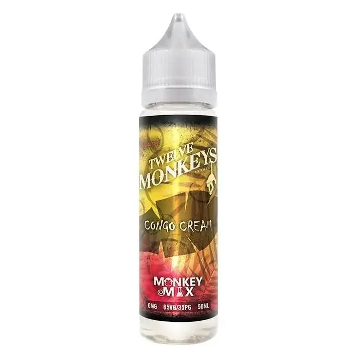 Twelve Monkeys E-Liquid 50ml - Congo Cream 0mg