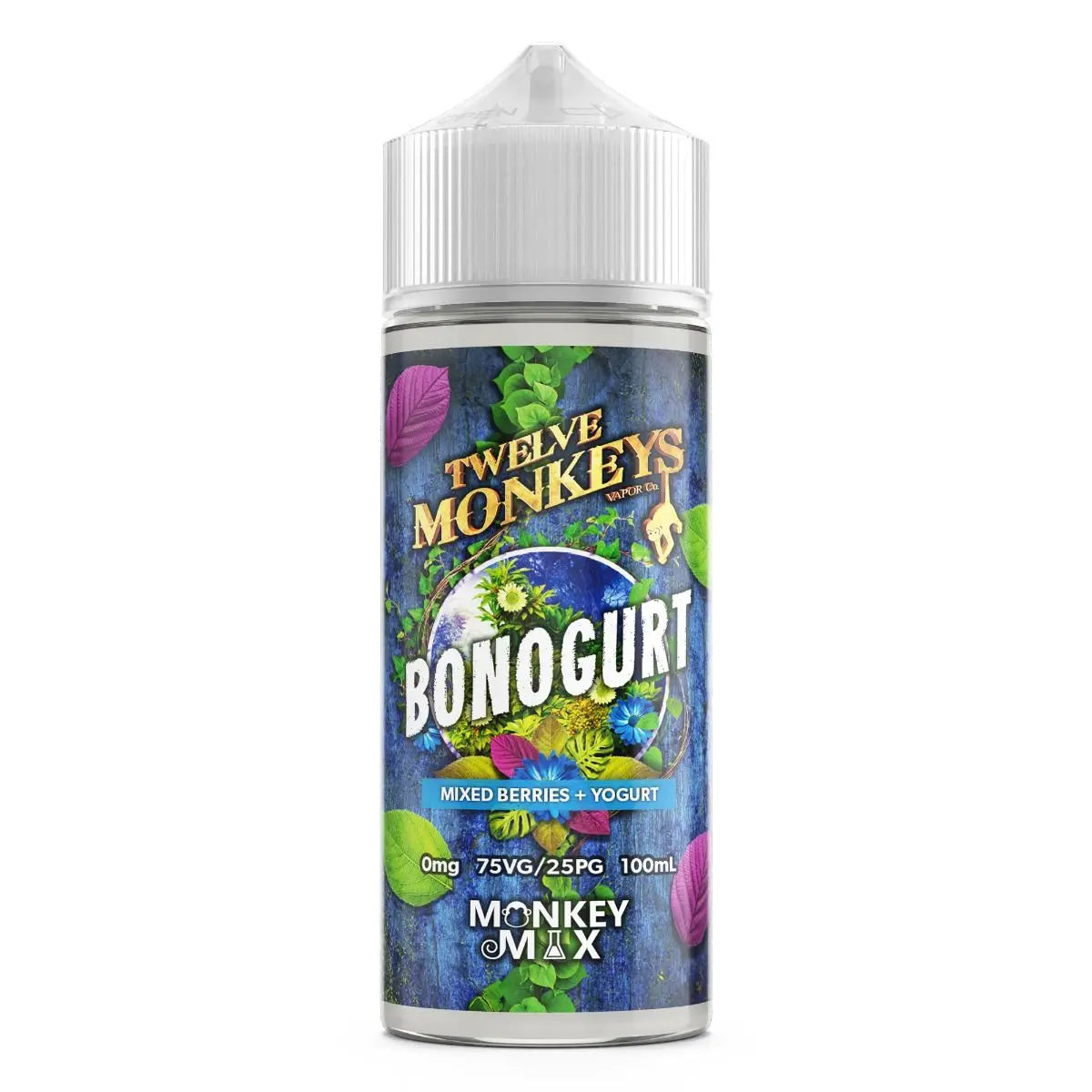 e-liquid twelve monkeys 100ml ohne nikotin, bonogurt mixed berries yogurt