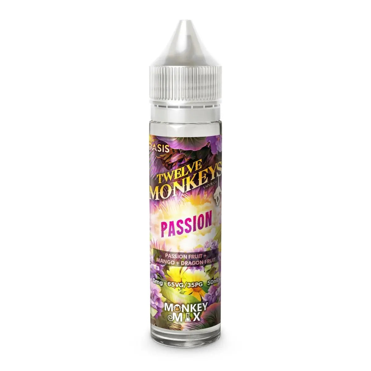 Twelve Monkeys E-Liquid 50ml - Oasis Passion 0mg