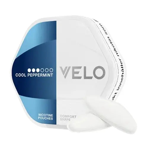 VELO shift snus cool peppermint nikotinbeutel mit kuehlem pfefferminz geschmack fuer diskreten nikotingenuss