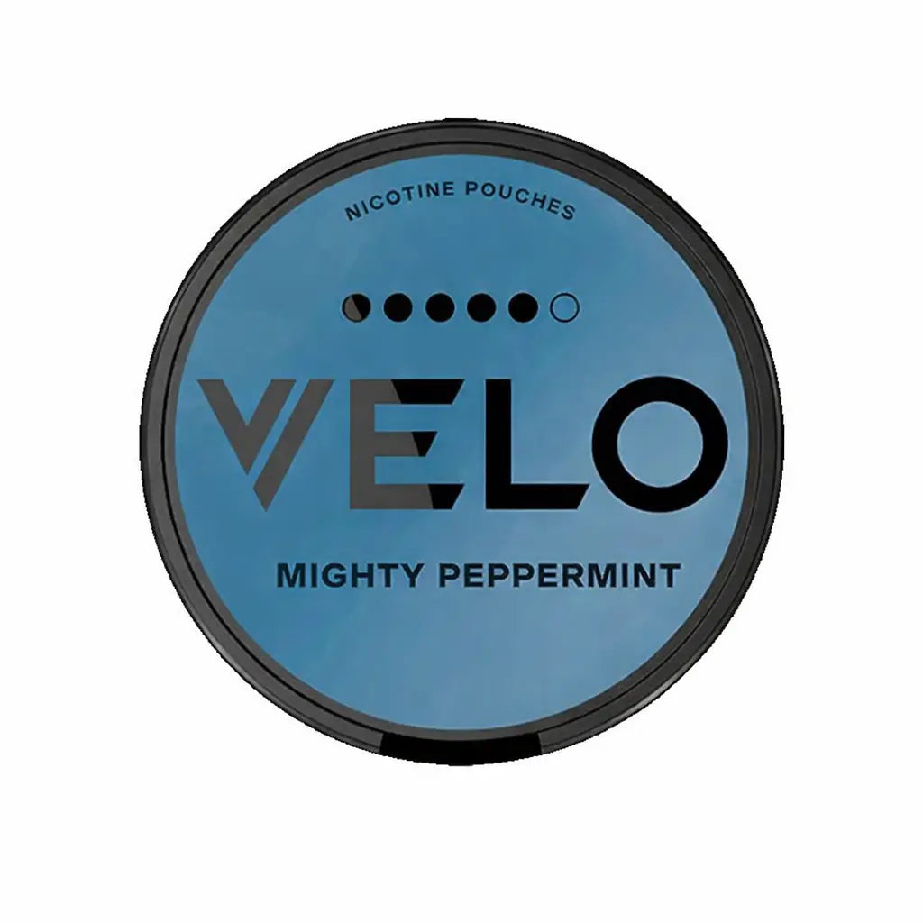 VELO snus mighty peppermint intense 14mg nikotinbeutel mit starkem pfefferminz geschmack fuer intensiven nikotingenuss
