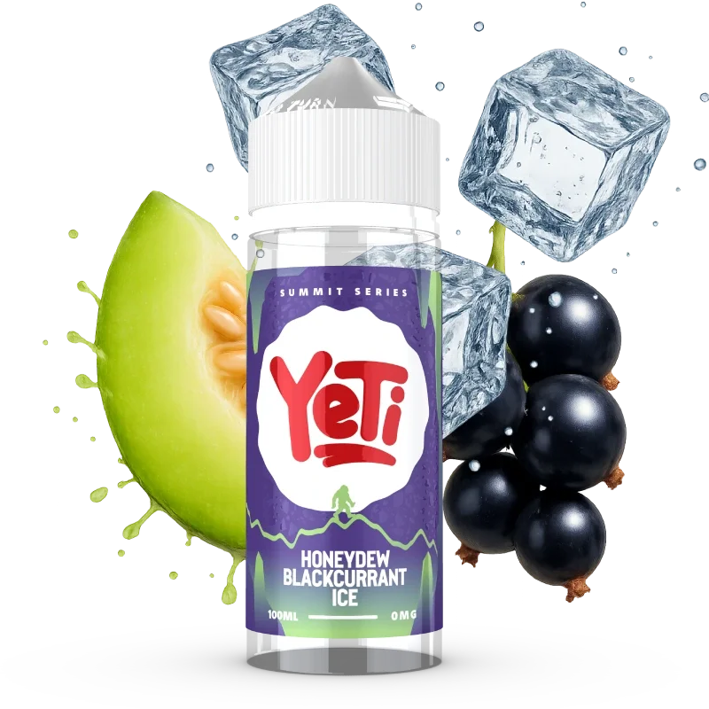 YETI SUMMIT honeydew blackcurrant ice 100ml shortfill flasche mit honigmelone und schwarzer johannisbeere premium e liquid made in gb
