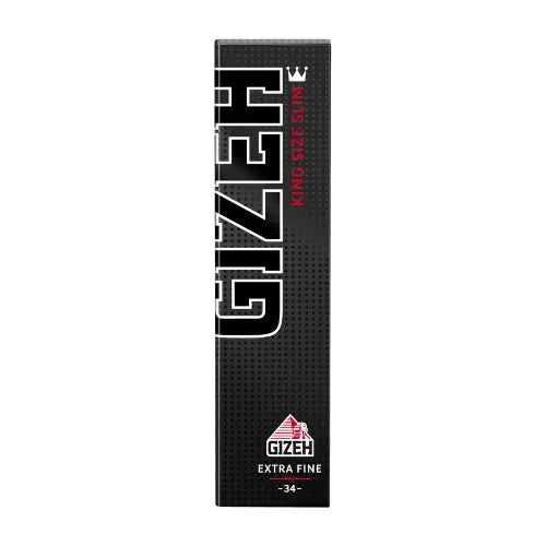 GIZEH black king size slim zigarettenpapier extra duenn fuer selbstgedrehte zigaretten