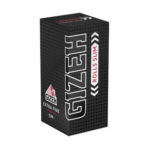 GIZEH black slim rolls zigarettenpapier extra duenn fuer selbstgedrehte zigaretten langsame verbrennung