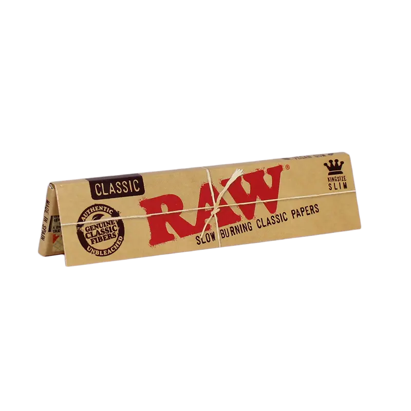 RAW classic king size slim zigarettenpapier ungebleicht fuer selbstgedrehte zigaretten