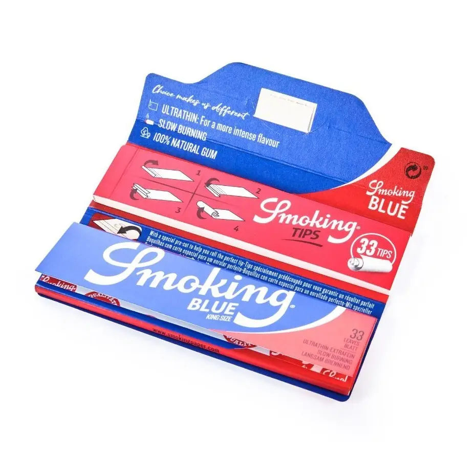 Zigarettenpapier Smoking Blue & Tips King Size